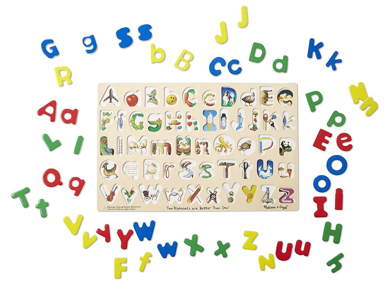 Melissa & Doug Alphabet Letters Wooden Puzzle