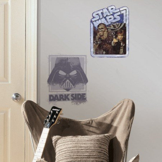 Star Wars Han Solo and Dark Side Giant Wall Decals