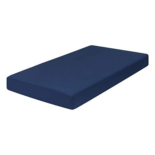 Everyday Kids 2-Pack Fitted Crib Sheets - Navy/Gray
