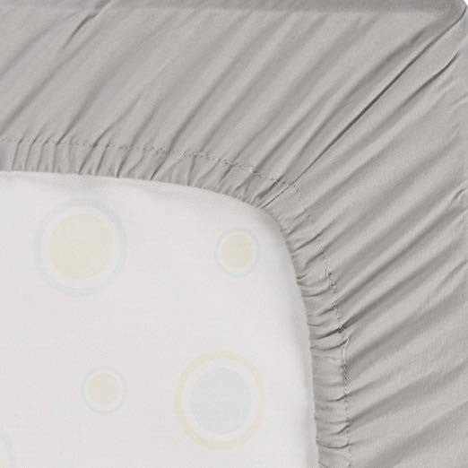 Everyday Kids 2-Pack Fitted Crib Sheets - Navy/Gray