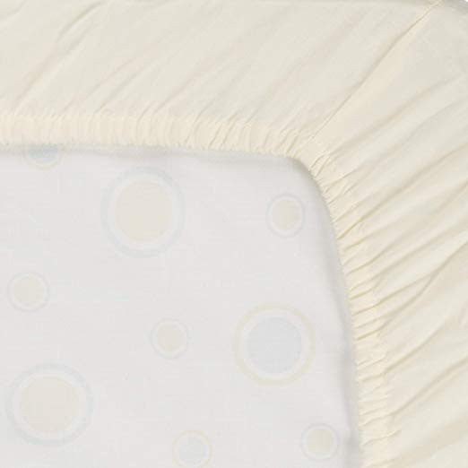 Everyday Kids 2-Pack Fitted Crib Sheets - White/Beige