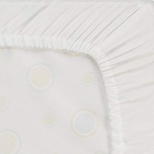 Everyday Kids 2-Pack Fitted Crib Sheets - White/Beige