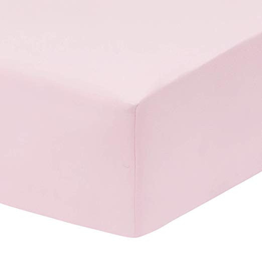 Everyday Kids 2-Pack Fitted Crib Sheets - Pink/White