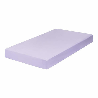 Everyday Kids 2 Pack Fitted Girls Crib Sheet - Princess/Lavender