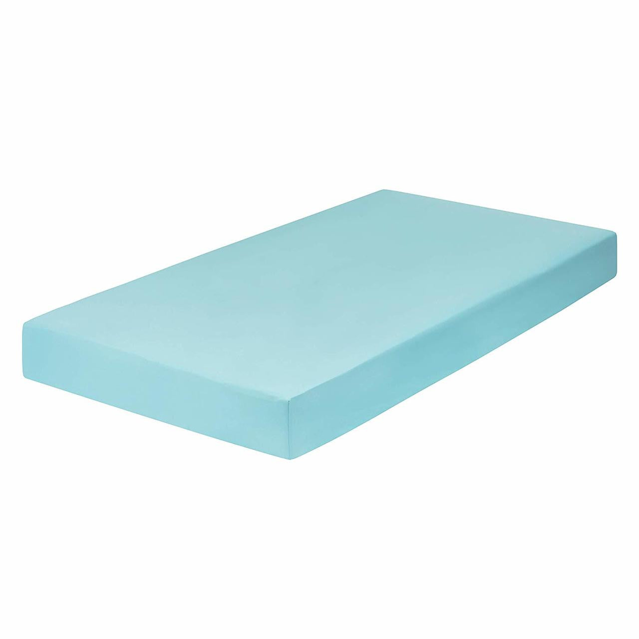 Everyday Kids 2 Pack Fitted Girls Crib Sheet - Mermaid/Aqua