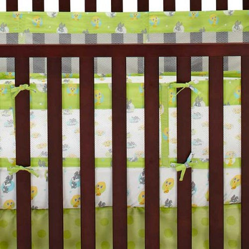 Looney Tunes Natures Fantasy Mesh Crib Liner