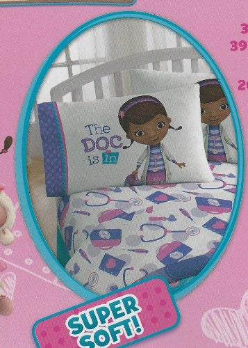 Disney Doc McStuffins Twin Sheet Set Super Soft Sheets