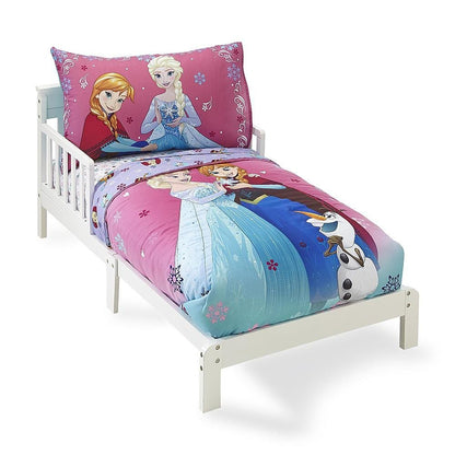 Disney Frozen "Sisters Forever" 4 Piece Toddler Bed Set