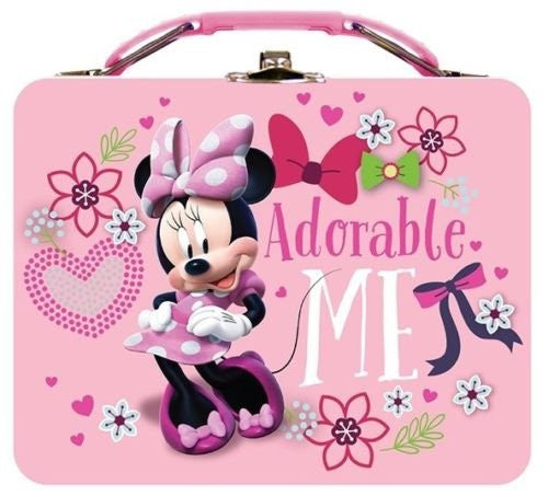 Disney Minnie Mouse Large Carry All Tin Lunch box- Adorable Me