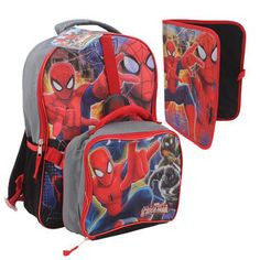Marvel Spiderman 16" Backpack (3-Piece Set)