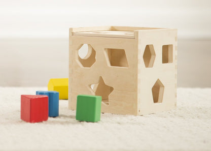 Shape Sorting Cube With 12 Shapes
