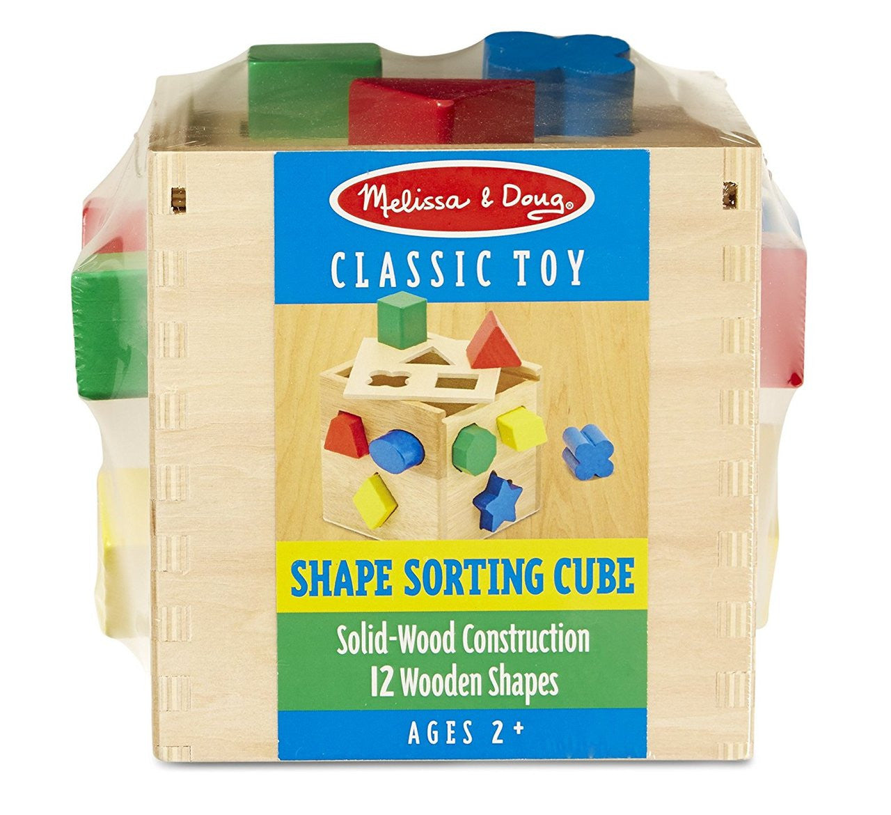 Shape Sorting Cube With 12 Shapes
