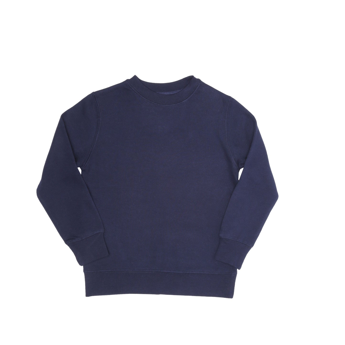 EVERYDAY KIDS Girls’ Fleece Navy Blue Crewneck Sweatshirt