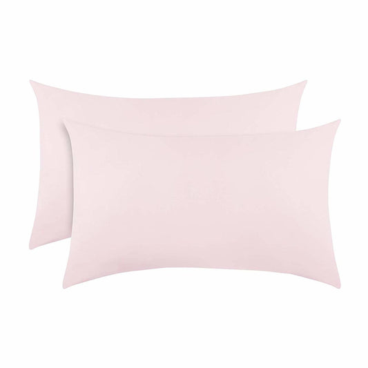 Everyday Kids 2-Pack Toddler Travel Pillowcases - Solid Pink