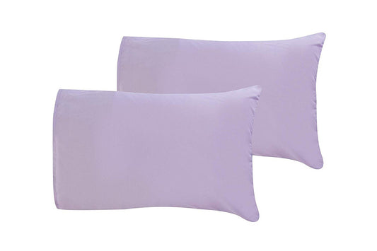 Everyday Kids 2-Pack Toddler Travel Pillowcases - Solid Purple