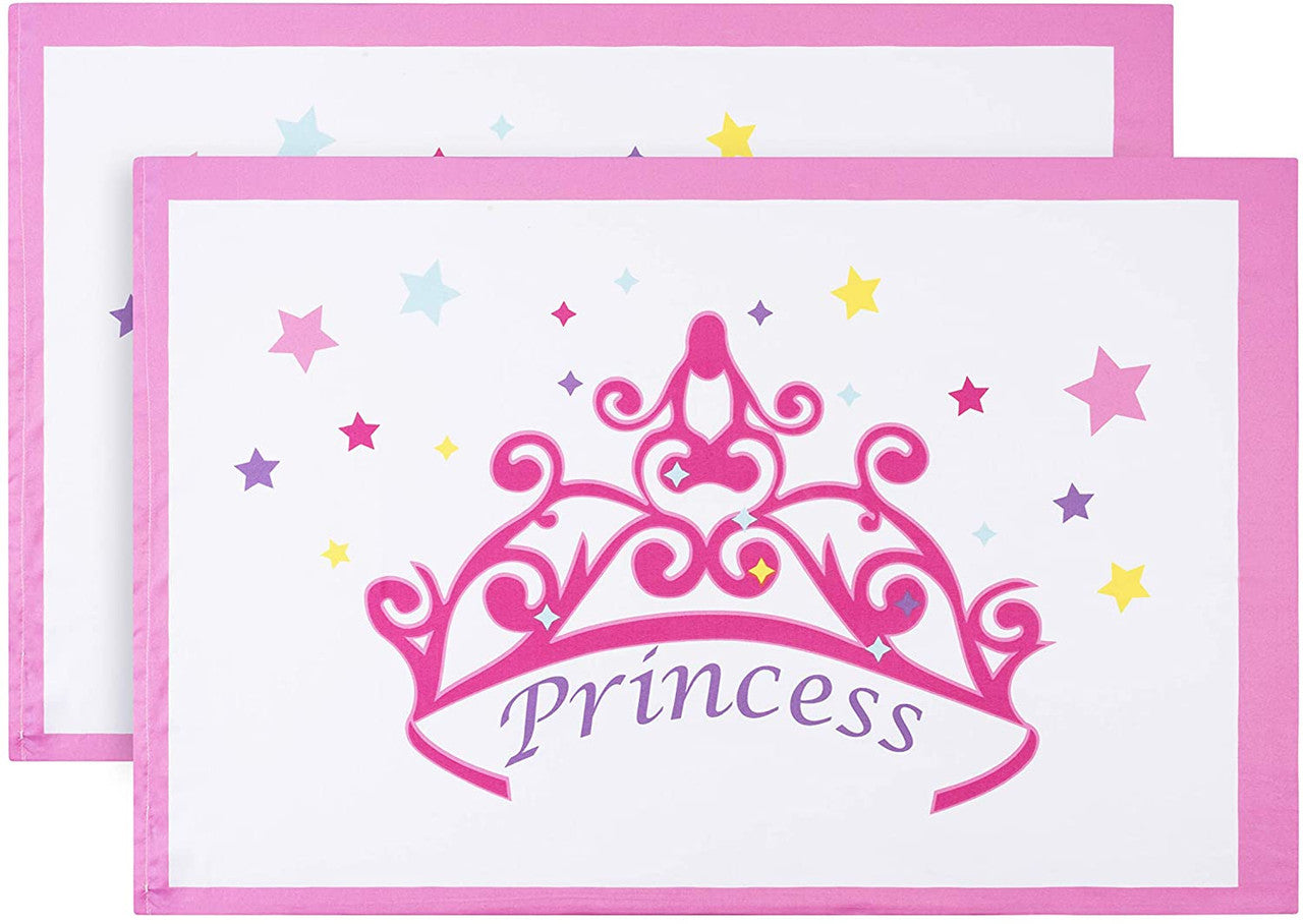 EVERYDAY KIDS Princess 2 Pack Pillowcase Set