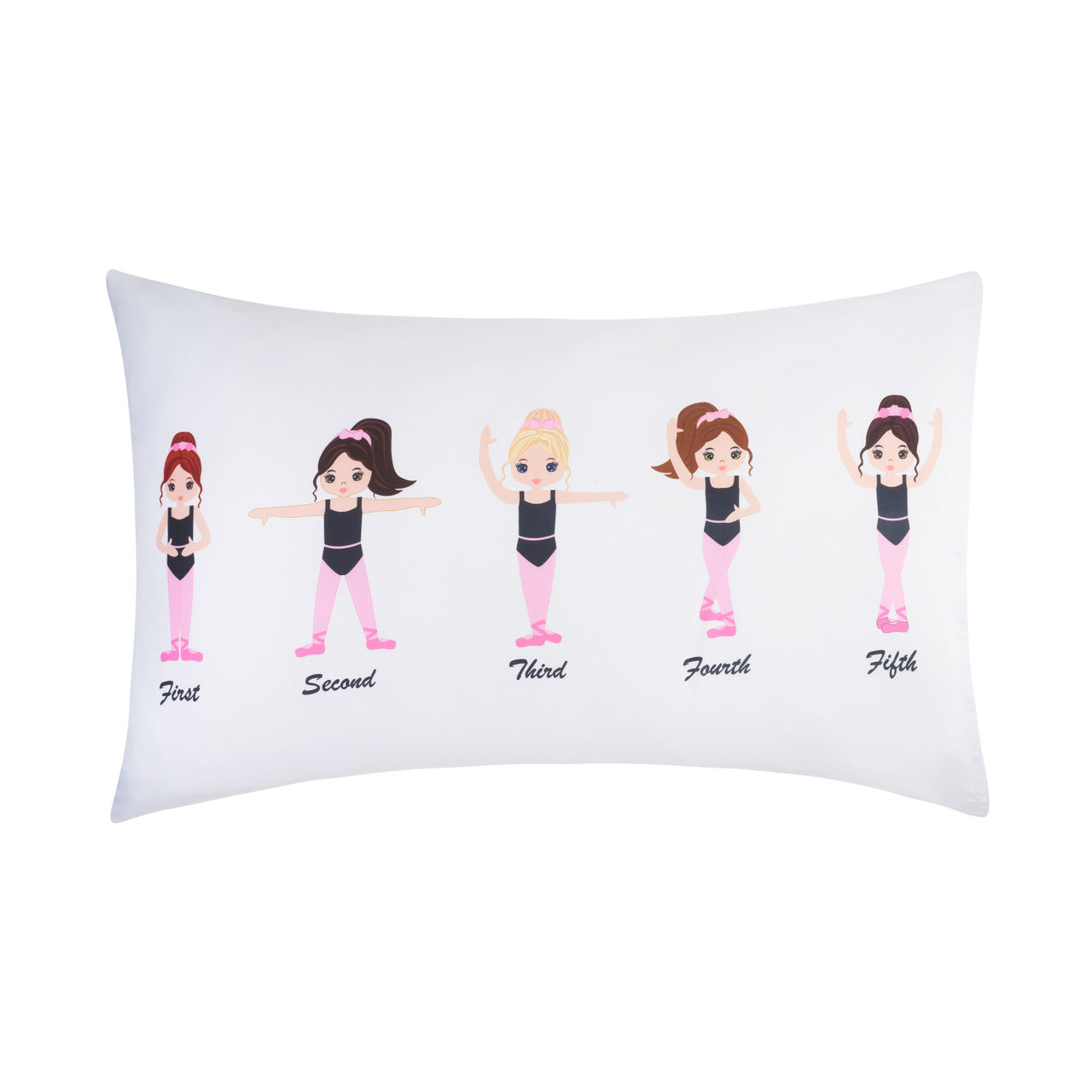 EVERYDAY KIDS Ballerina 2 Pack Pillowcase Set