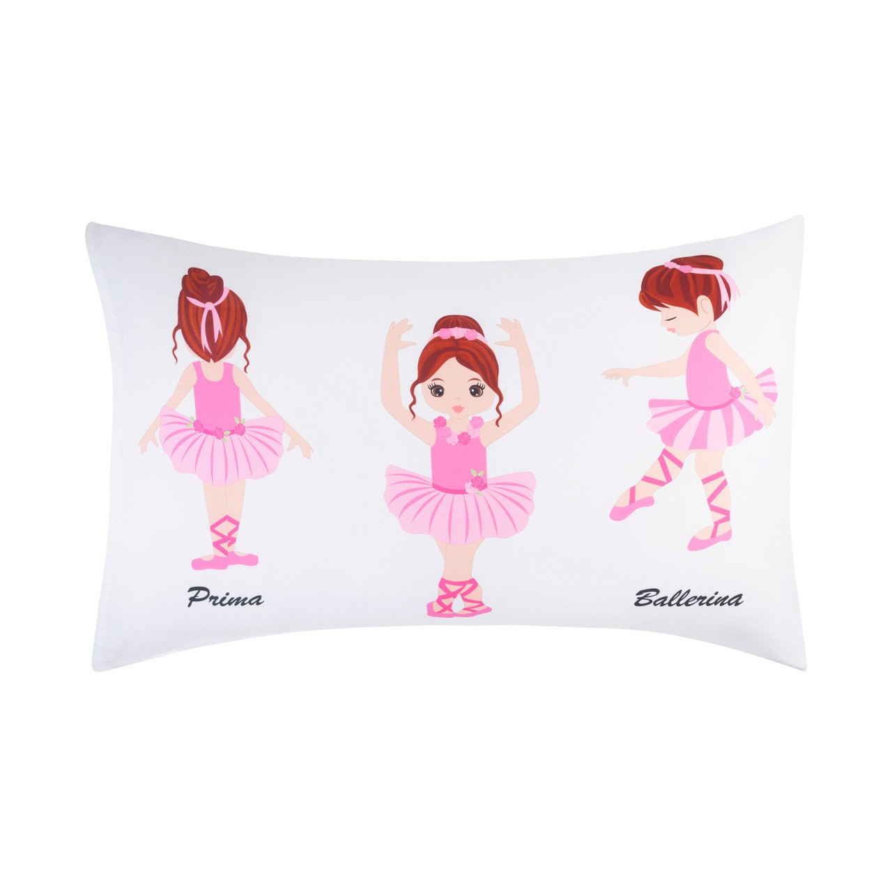 EVERYDAY KIDS Ballerina 2 Pack Pillowcase Set