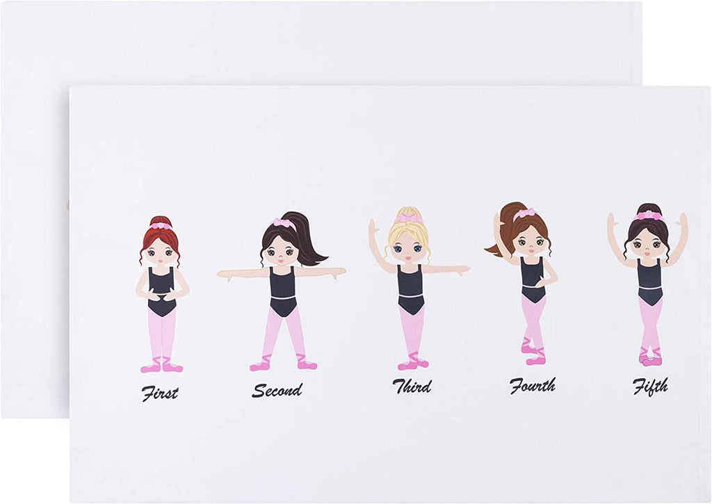 EVERYDAY KIDS Ballerina 2 Pack Pillowcase Set