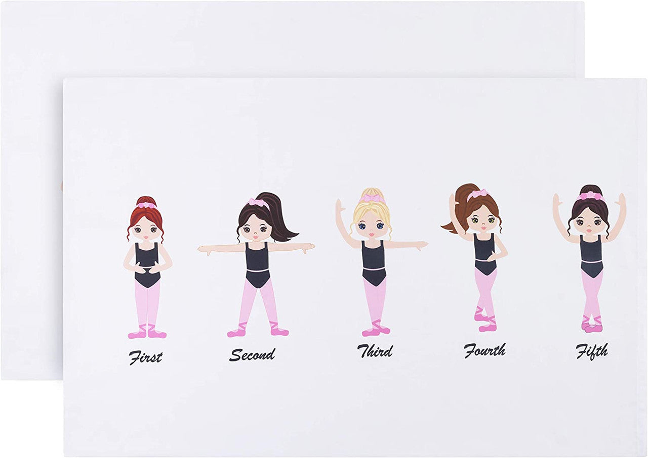 EVERYDAY KIDS Ballerina 2 Pack Pillowcase Set