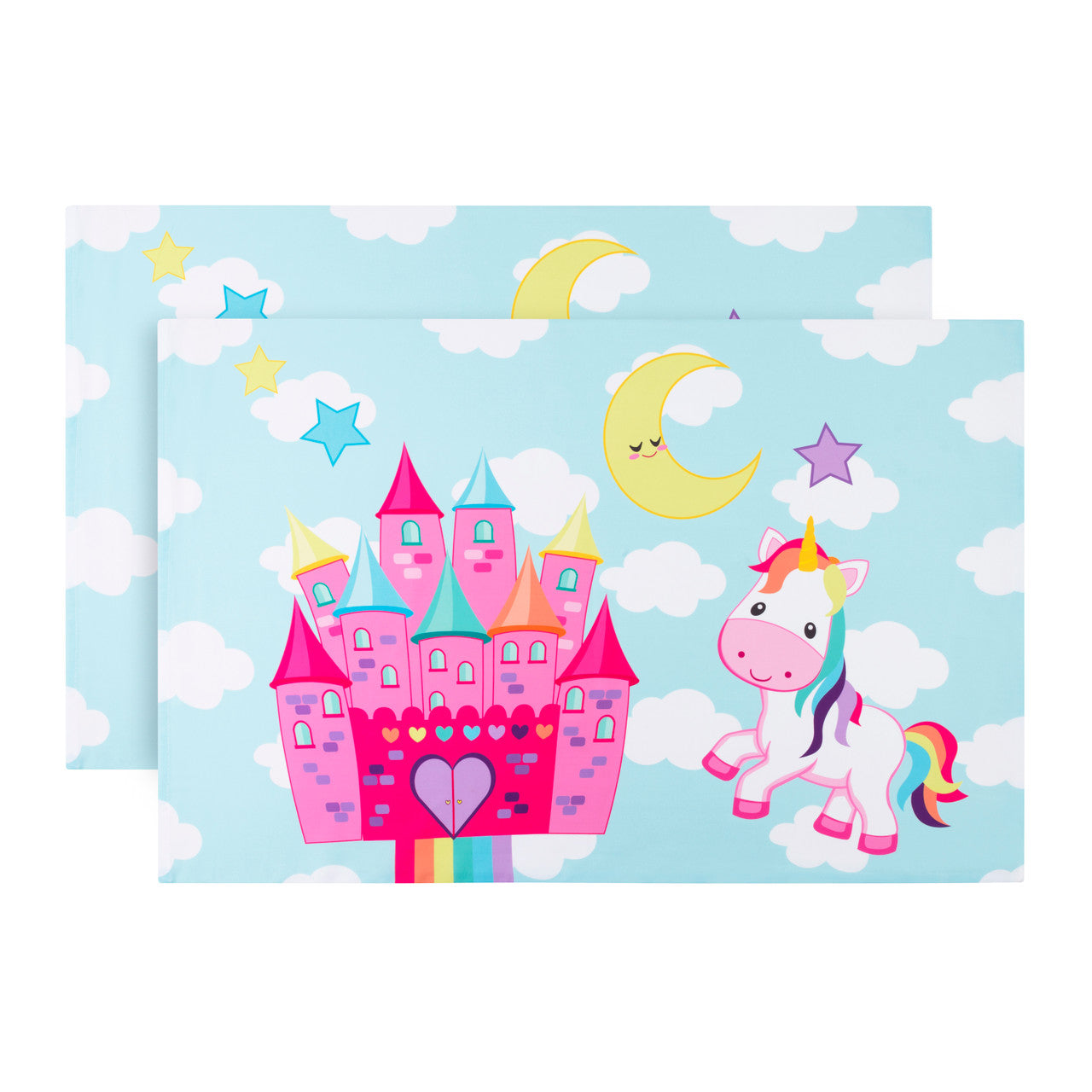 EVERYDAY KIDS Unicorn 2 Pack Pillowcase Set
