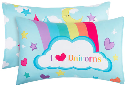 EVERYDAY KIDS Unicorn 2 Pack Pillowcase Set