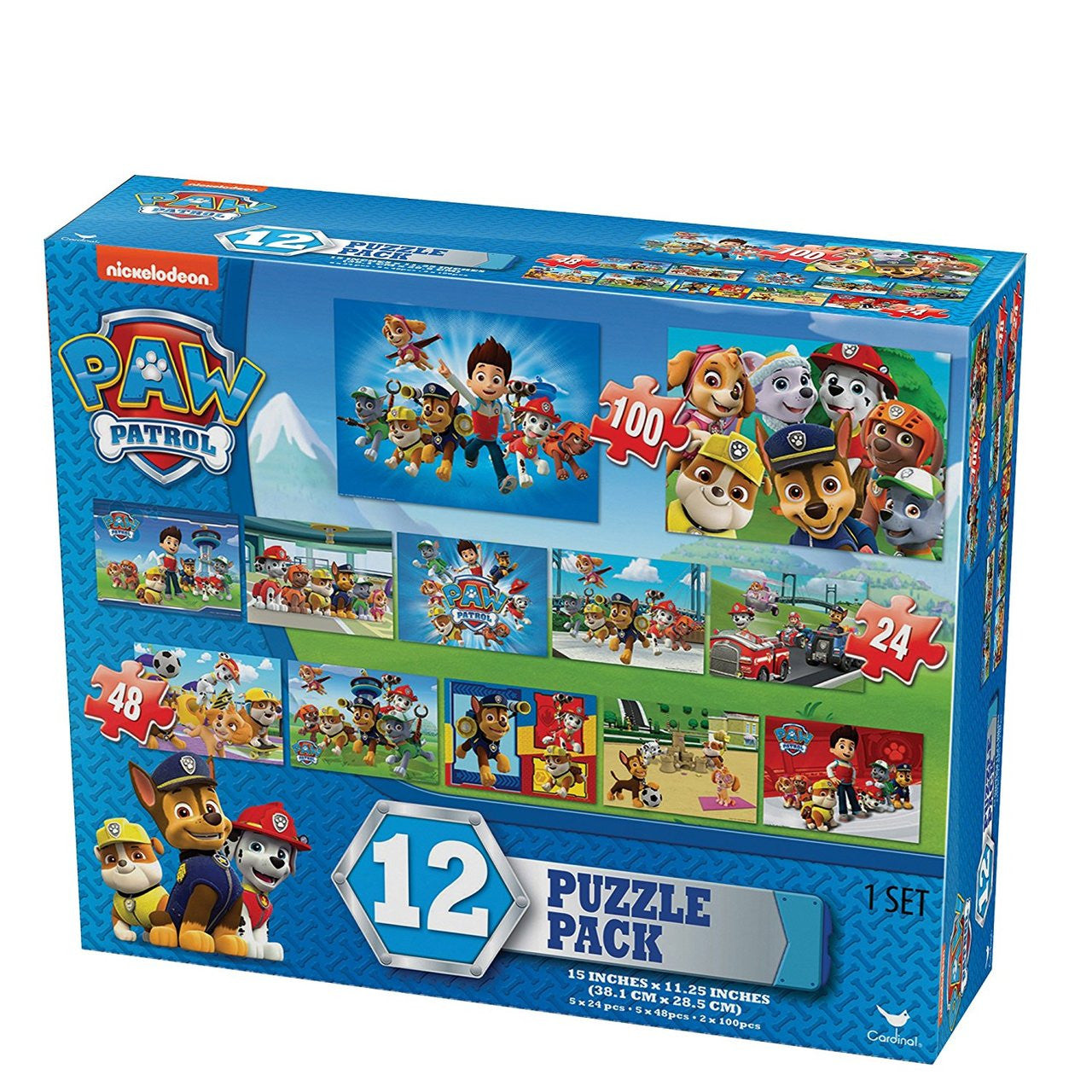 Paw Patrol 12-Puzzle Pack