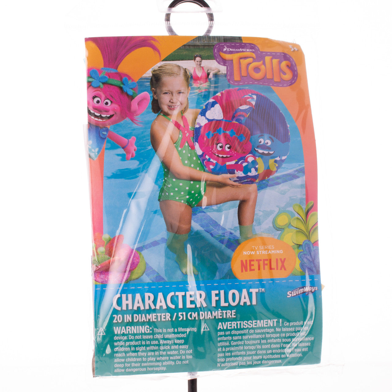 DreamWorks Trolls Character Inflatable Water Pool Float