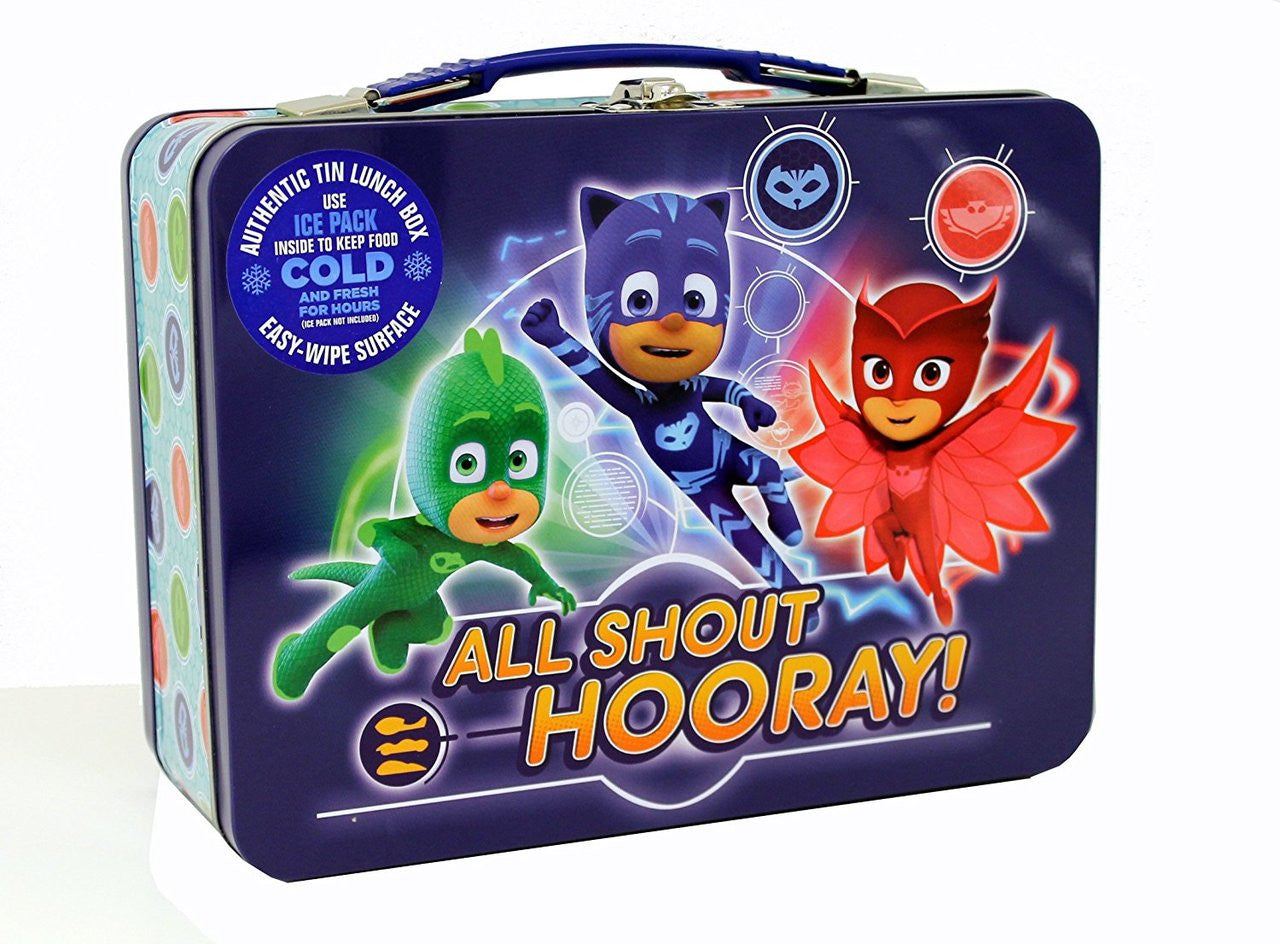PJ Masks 'All Shout Hooray' Tin Lunch Box