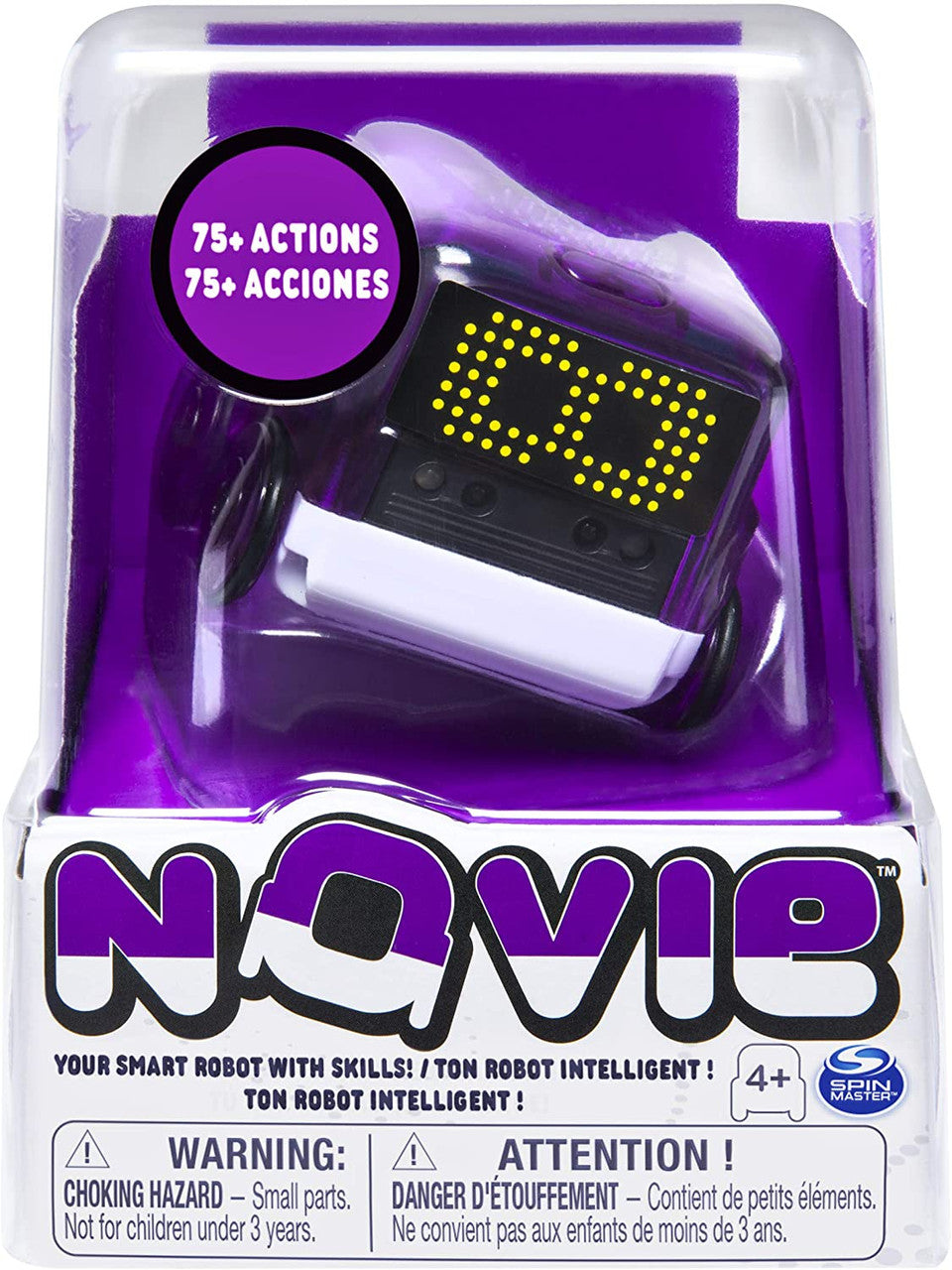 Novie Interactive Smart Robot - Purple