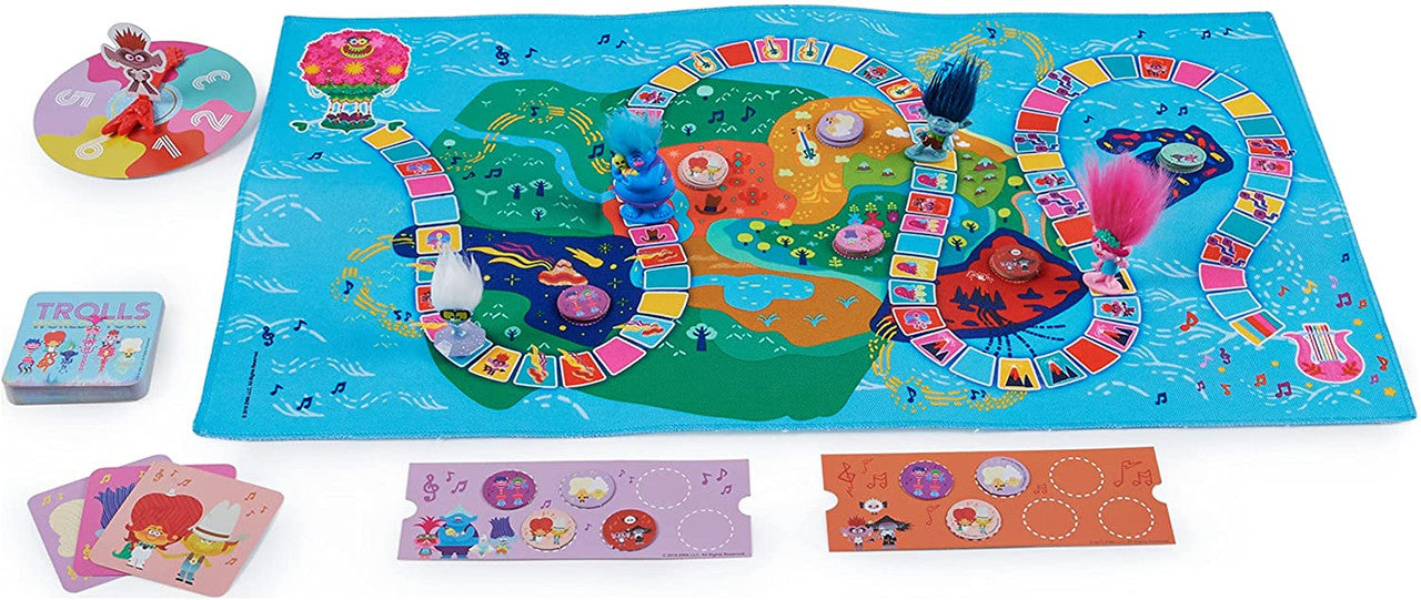 Trolls World Tour Cooperative Strategy Board Game