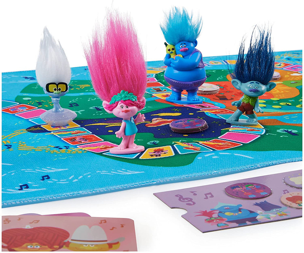 Trolls World Tour Cooperative Strategy Board Game