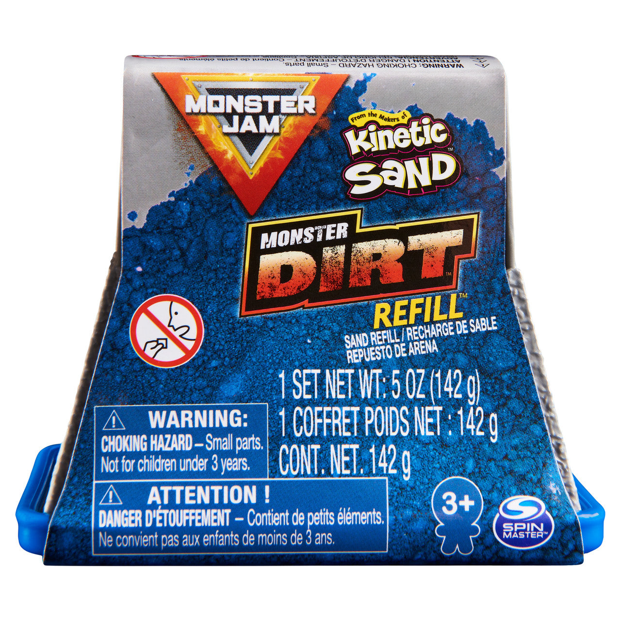 Monster Jam Kinetic Sand Monster Dirt 5oz Refill (Blue)