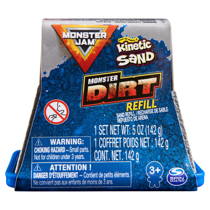 Monster Jam Kinetic Sand Monster Dirt 5oz Refill (Blue)