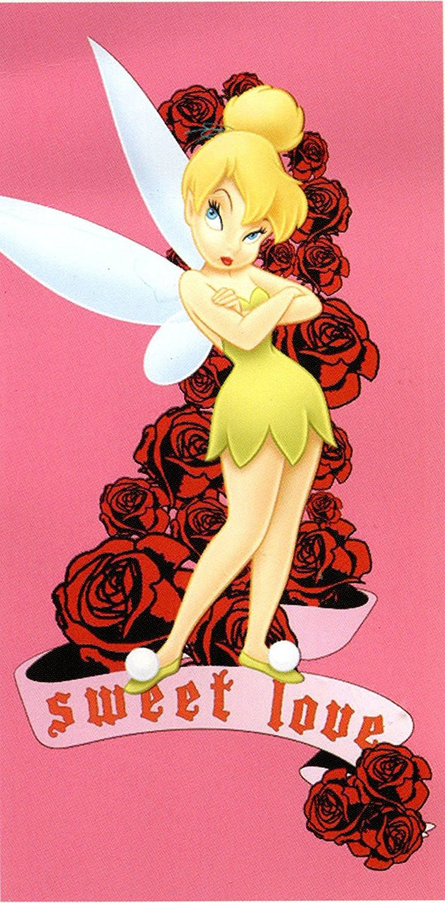 Disney Fairies Tinkerbell 'Sweet Love' Beach Towel