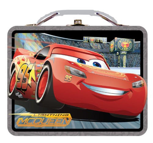 Disney Cars Carry All Embossed Tin Set - Lunch Box