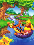 Winnie the Pooh and Tigger Beach Towel Blanket