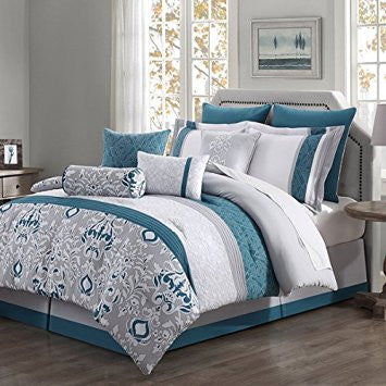 Chloe 10-piece Reversible Comforter Set (Queen)