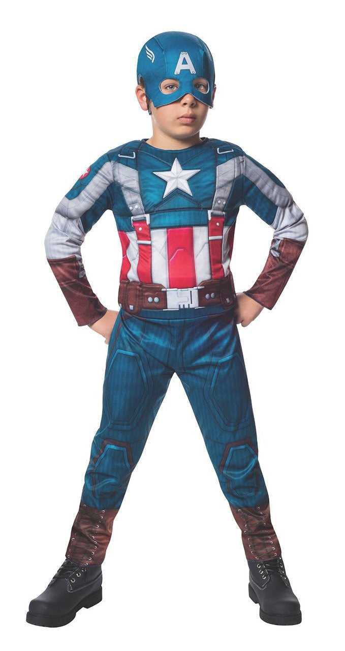 Marvel Captain America: The Winter Soldier Fiber-Filled Retro Suit Costume, Child Large
