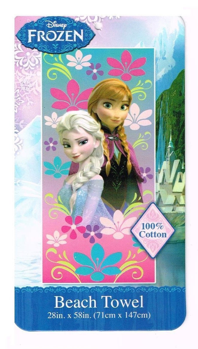 Disney Frozen Elsa & Anna Beach Towel