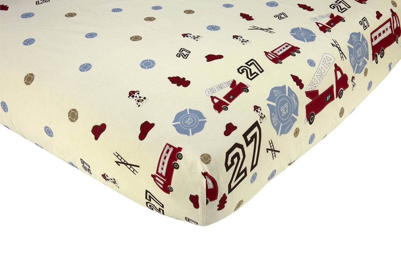 NoJo Engine 27 Fashion Crib Sheet