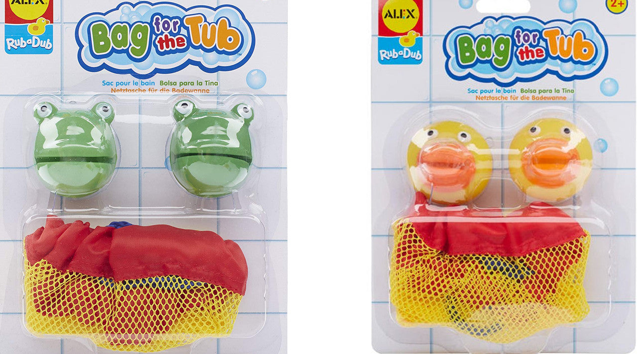 ALEX Toys Rub a Dub Bag for the Tub (Frogs & Ducks)
