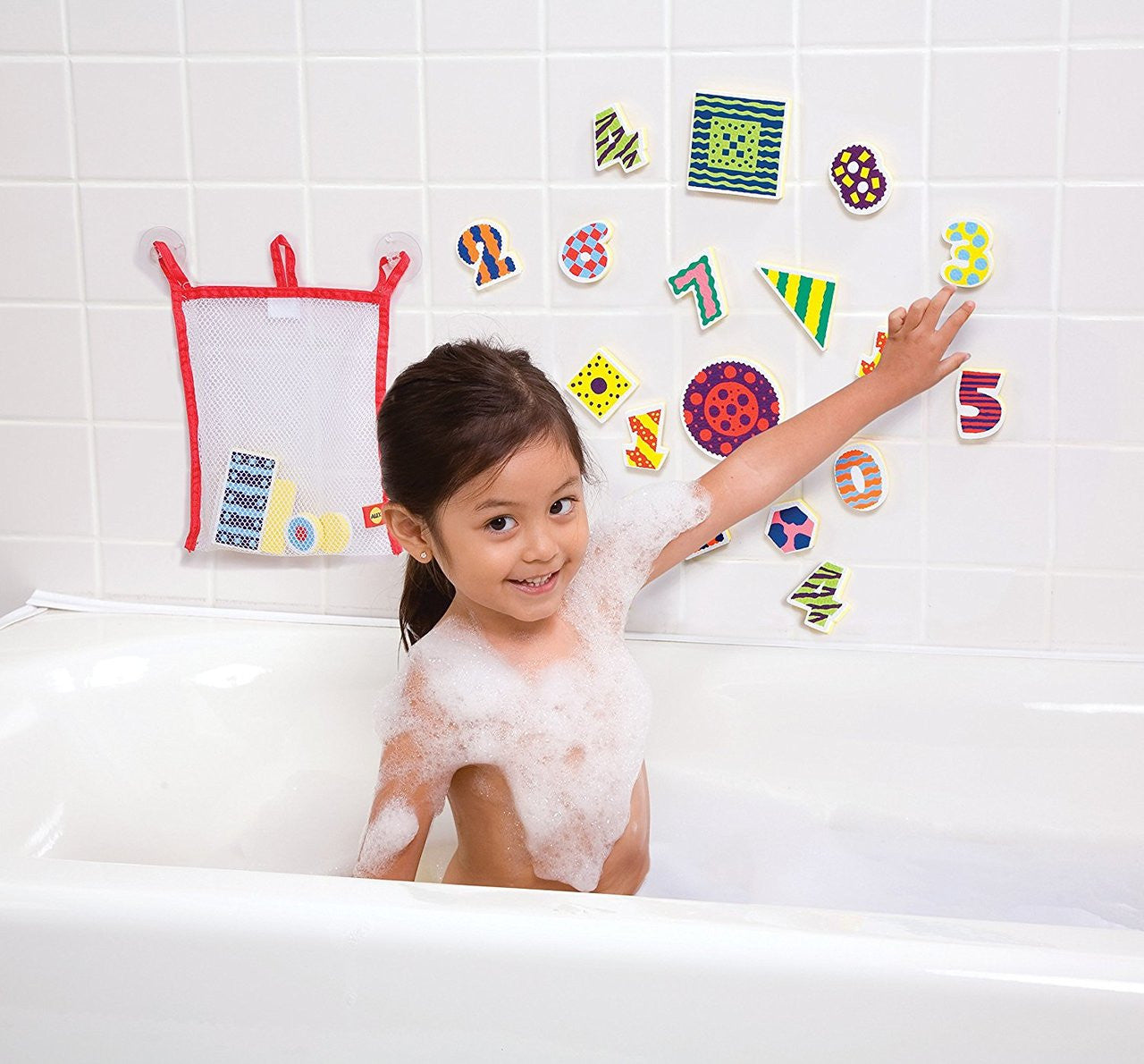 ALEX Toys Rub a Dub Stickers for the Tub Numbers & Shapes