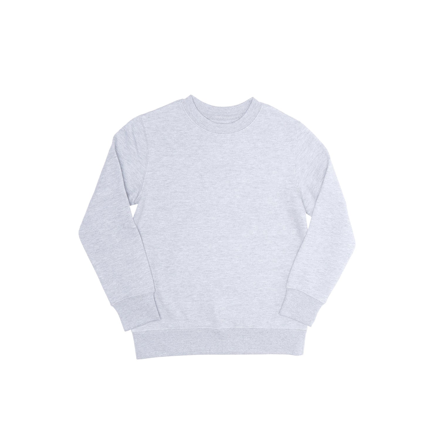 EVERYDAY KIDS Girls’ Fleece Heather Gray Crewneck Sweatshirt