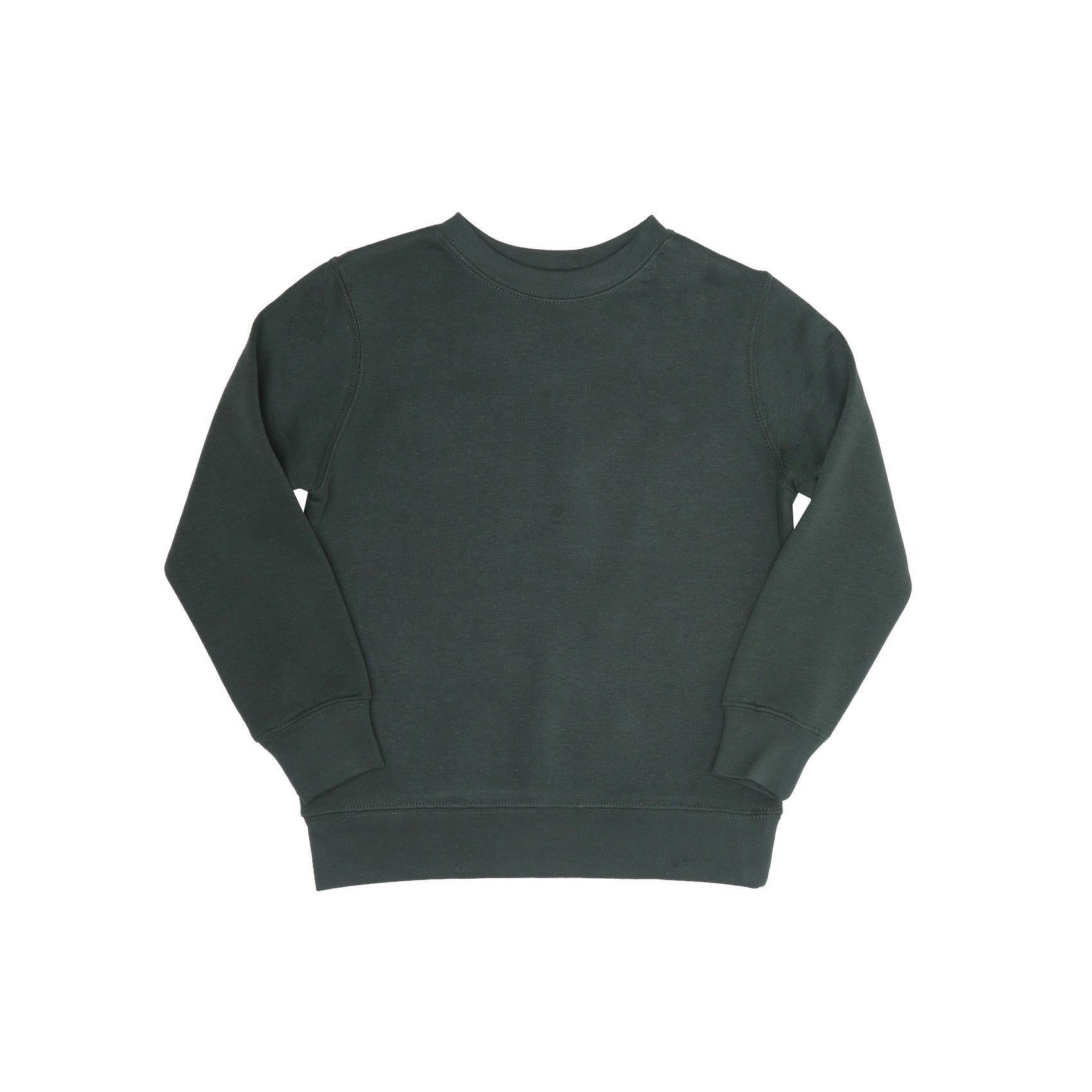 EVERYDAY KIDS Boys’ Fleece Green Crewneck Sweatshirt