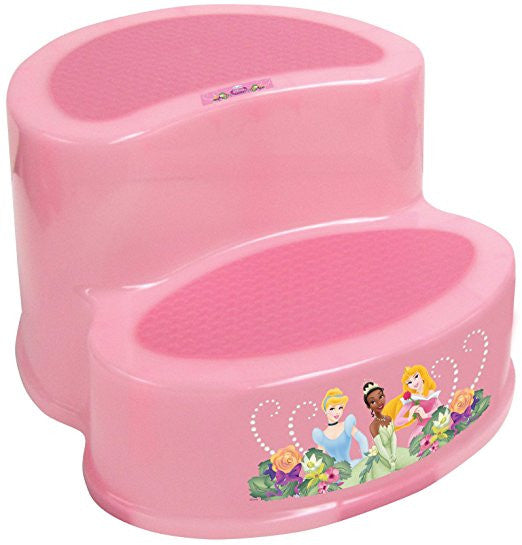 Disney Princess 2 Tier Step Stool, Pink