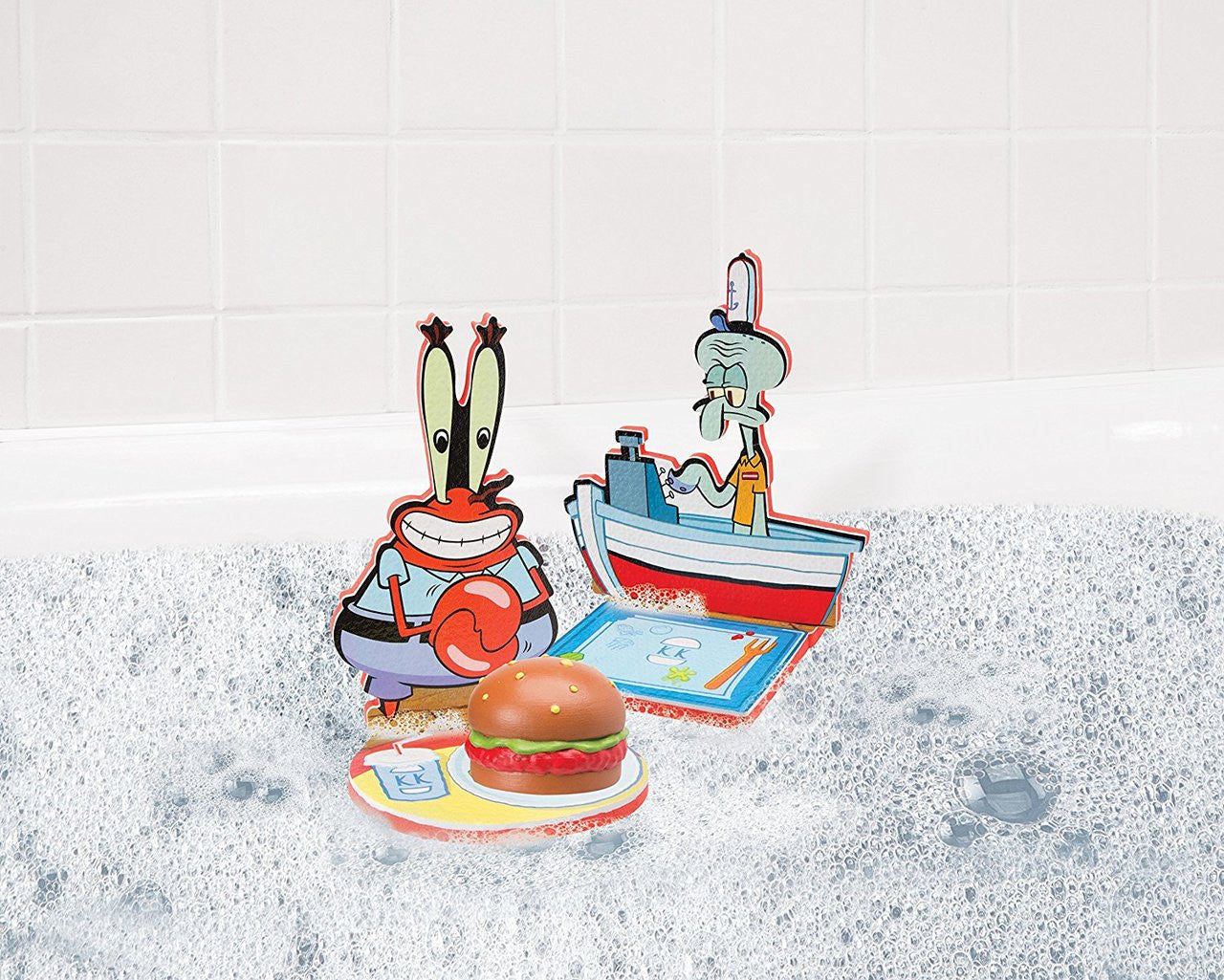 SpongeBob Krabby Patty Flip Game Bath Toy
