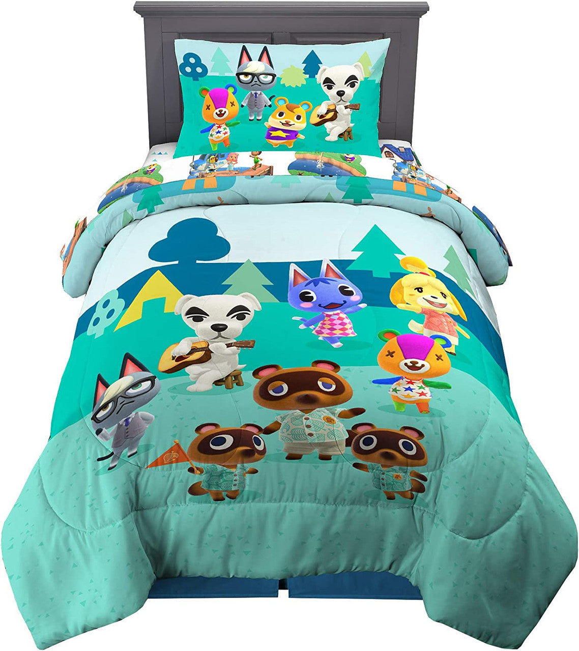 Animal Crossing  4 Pieces Twin Bed Set