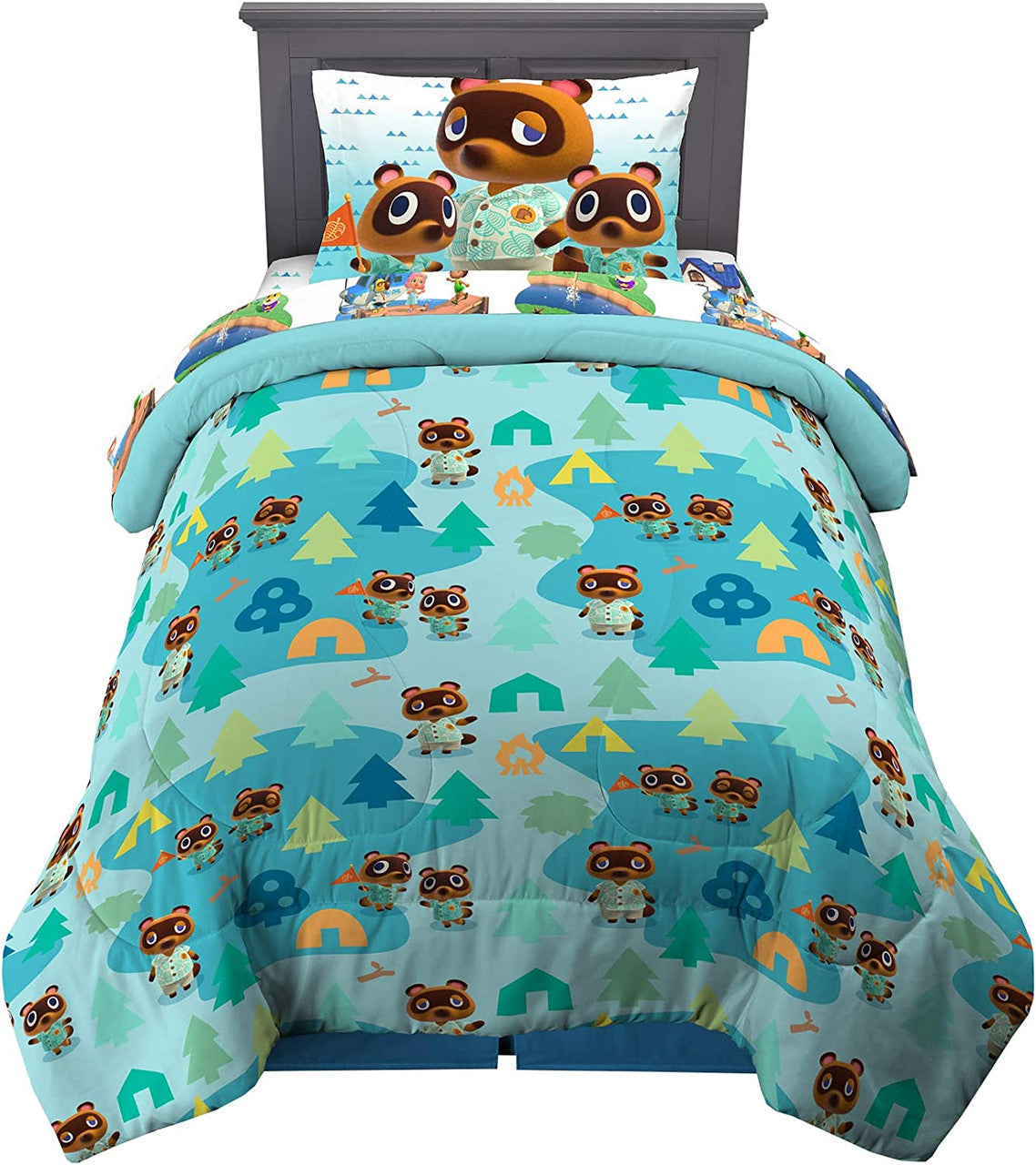 Animal Crossing  4 Pieces Twin Bed Set