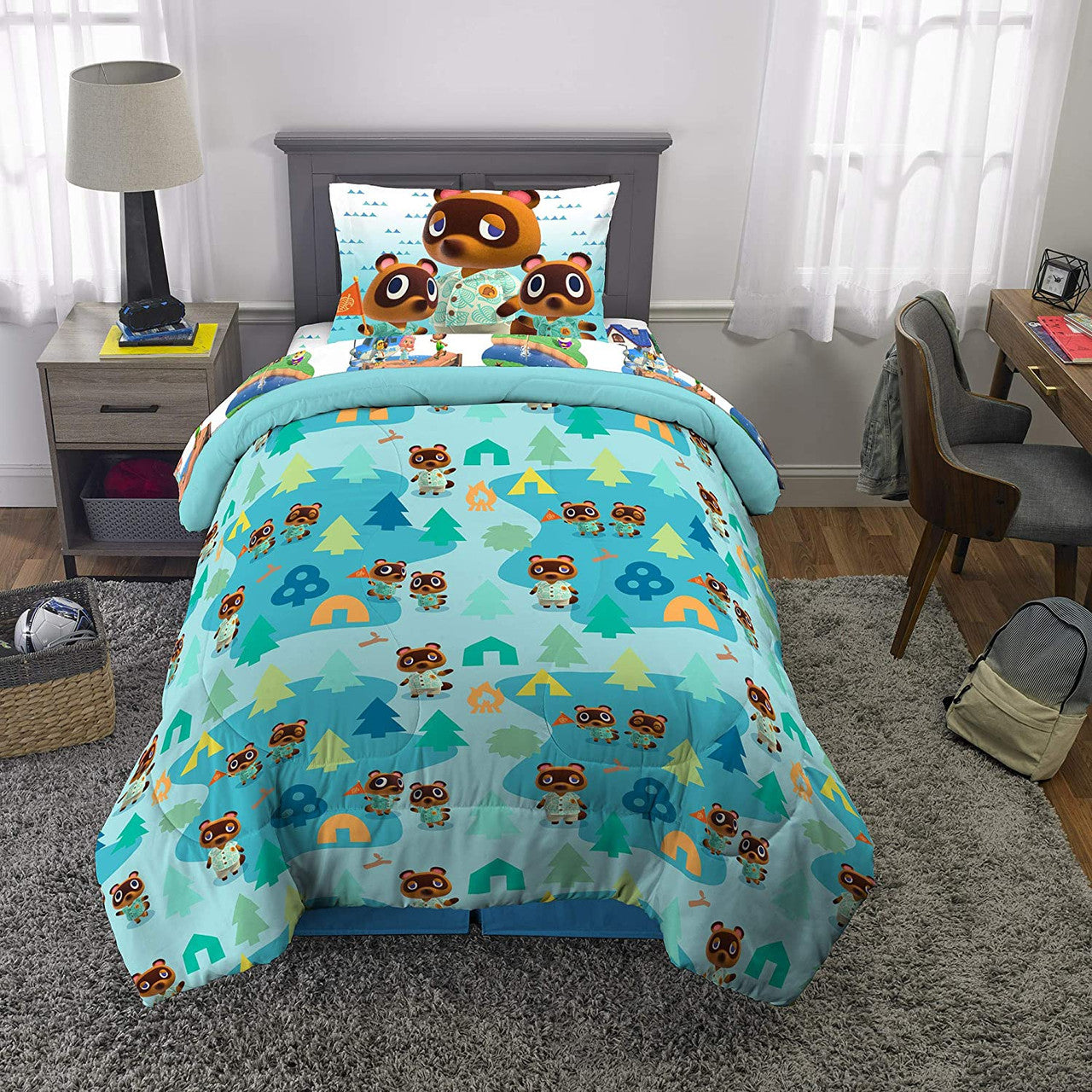 Animal Crossing  4 Pieces Twin Bed Set